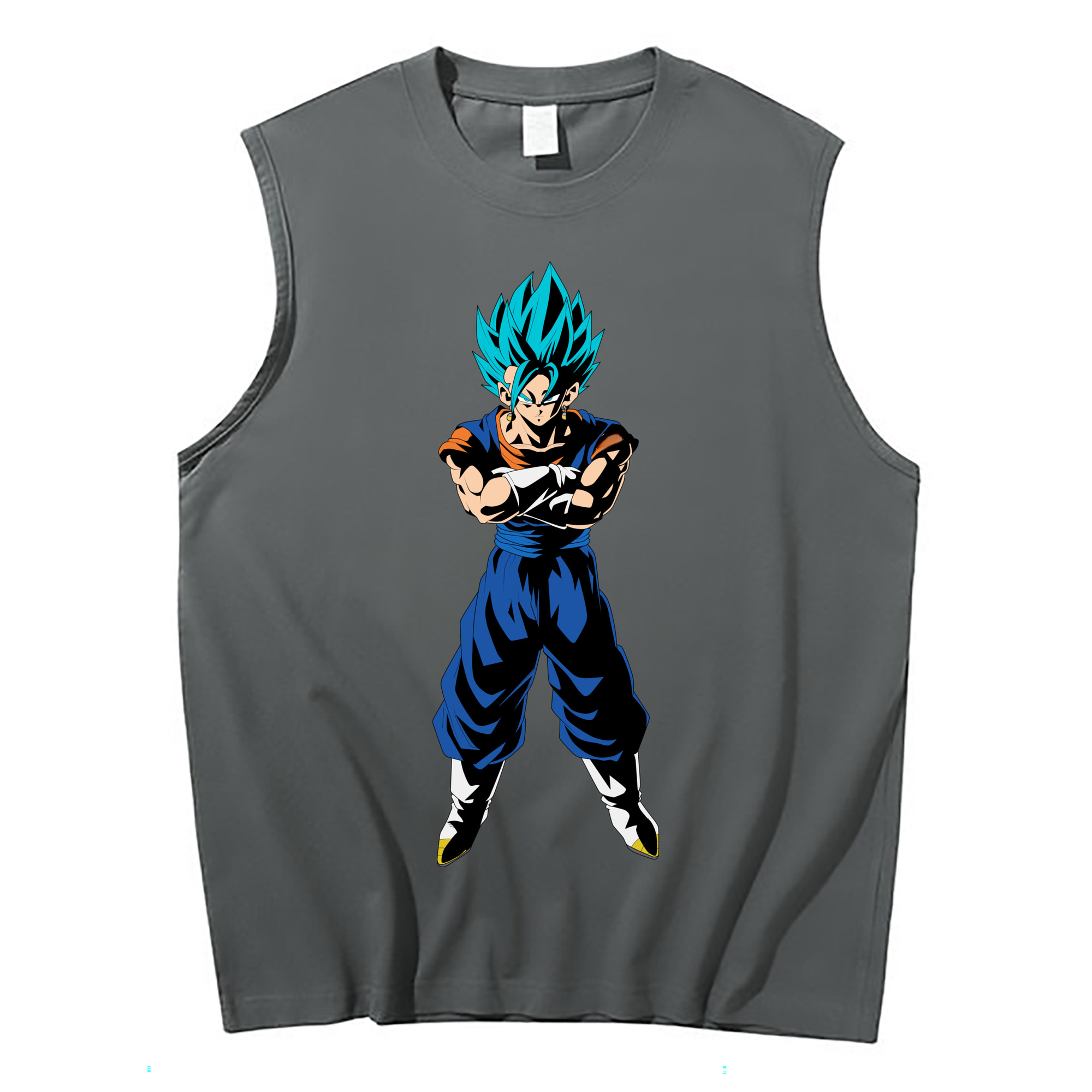 （画像用） ドラゴンボール ベジット DRAGON BALL Vegetto コットン100％タンクトップ（フロントプリント）